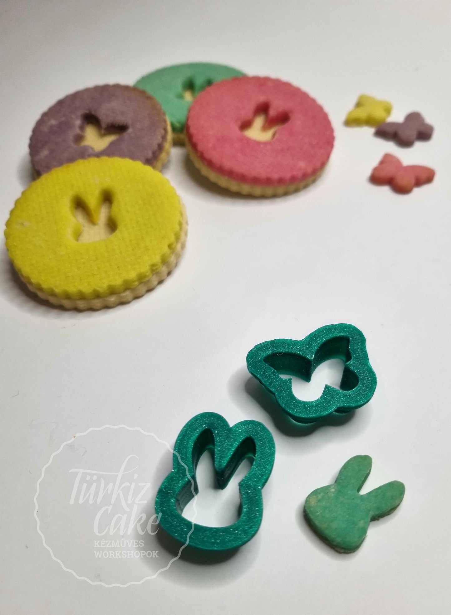 Mini kiszúró szett (nyuszi, pillangó), TürkizCake