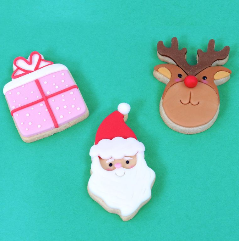 Télapó süti szaggató szett, PME