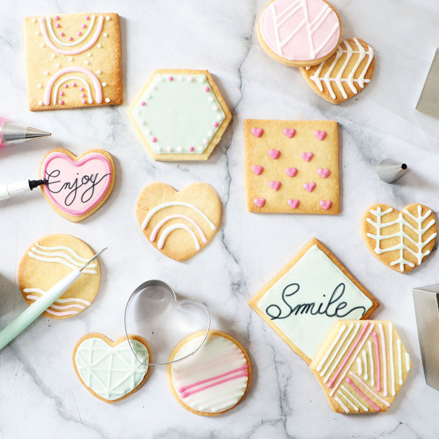 Rozsdamentes díszítőcső szett cukormázhoz, Scrap Cooking