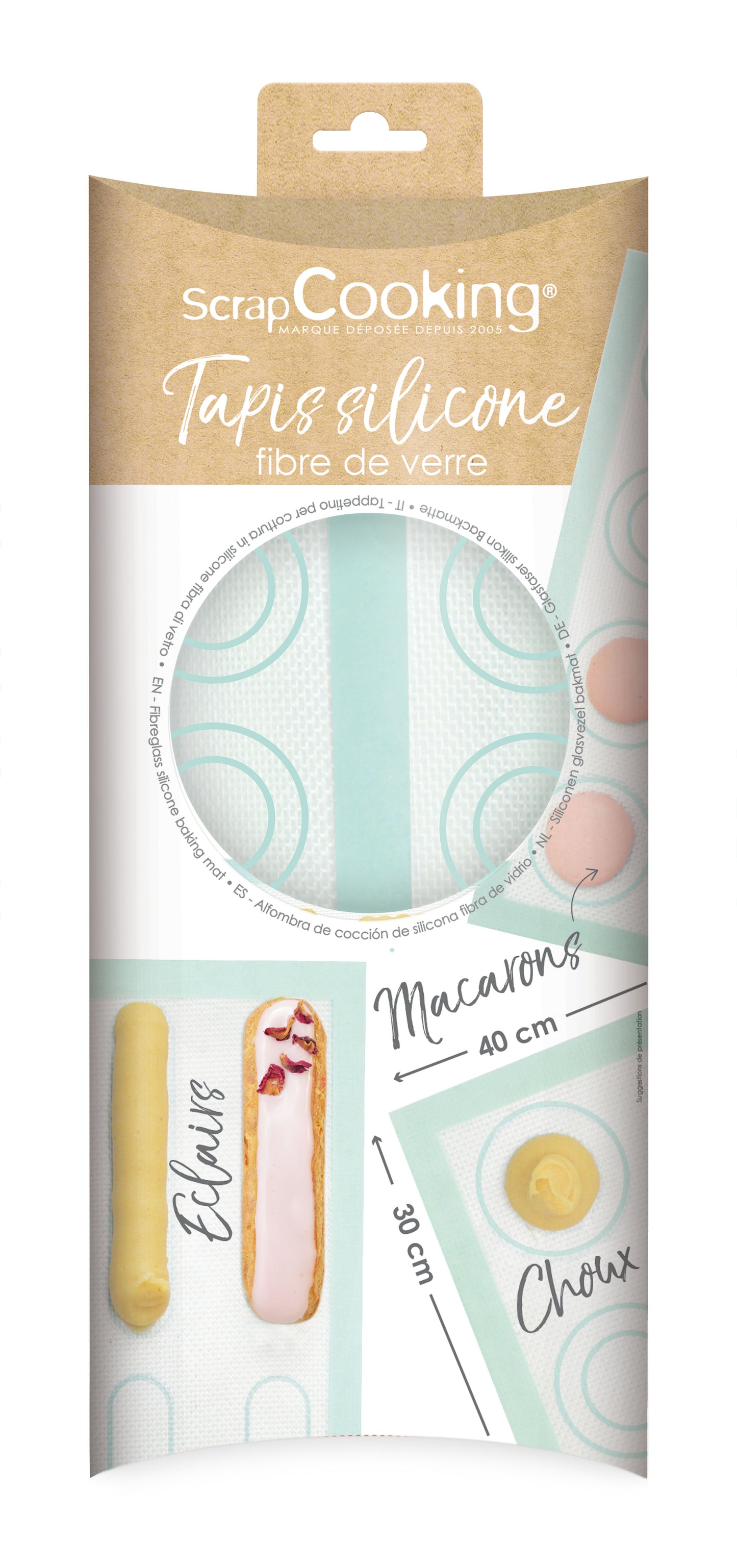 Üvegszálas szilikon sütőlap, Scrap Cooking