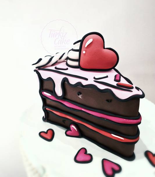 "Kontúr" cartoon tortadekor élményworkshop - Valentine edition