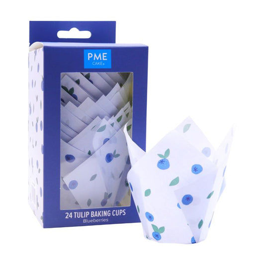 Tulipán muffin papír - Áfonya, PME