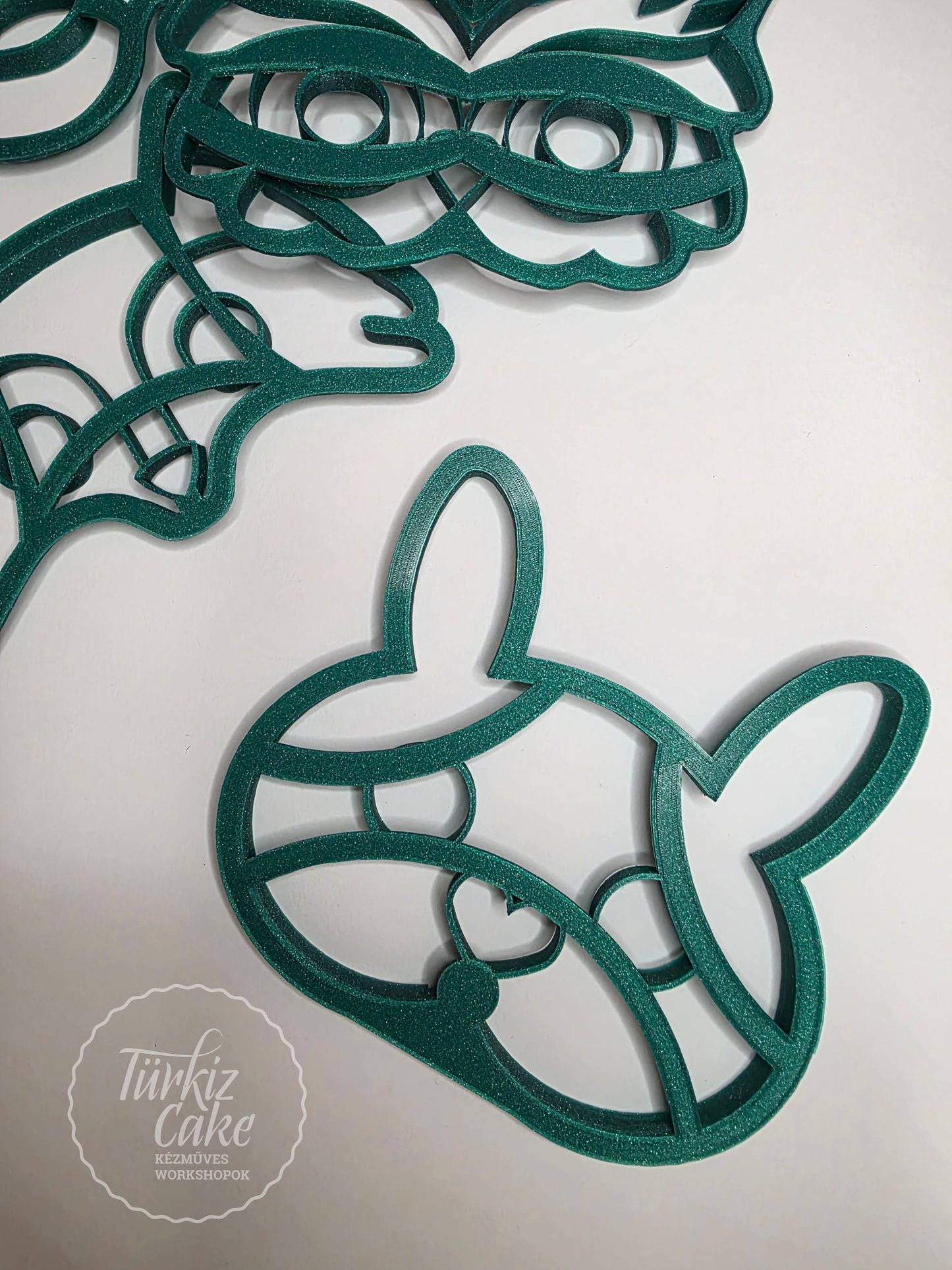 Nyuszi álarc kiszúró, TürkizCake