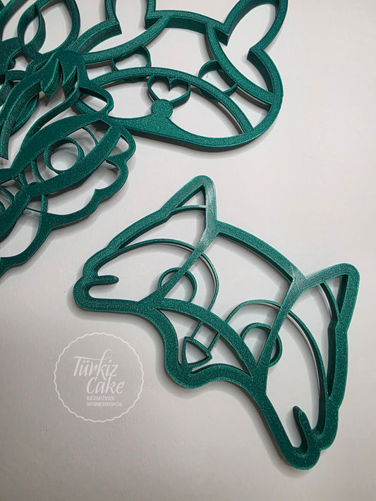 Róka álarc kiszúró, TürkizCake