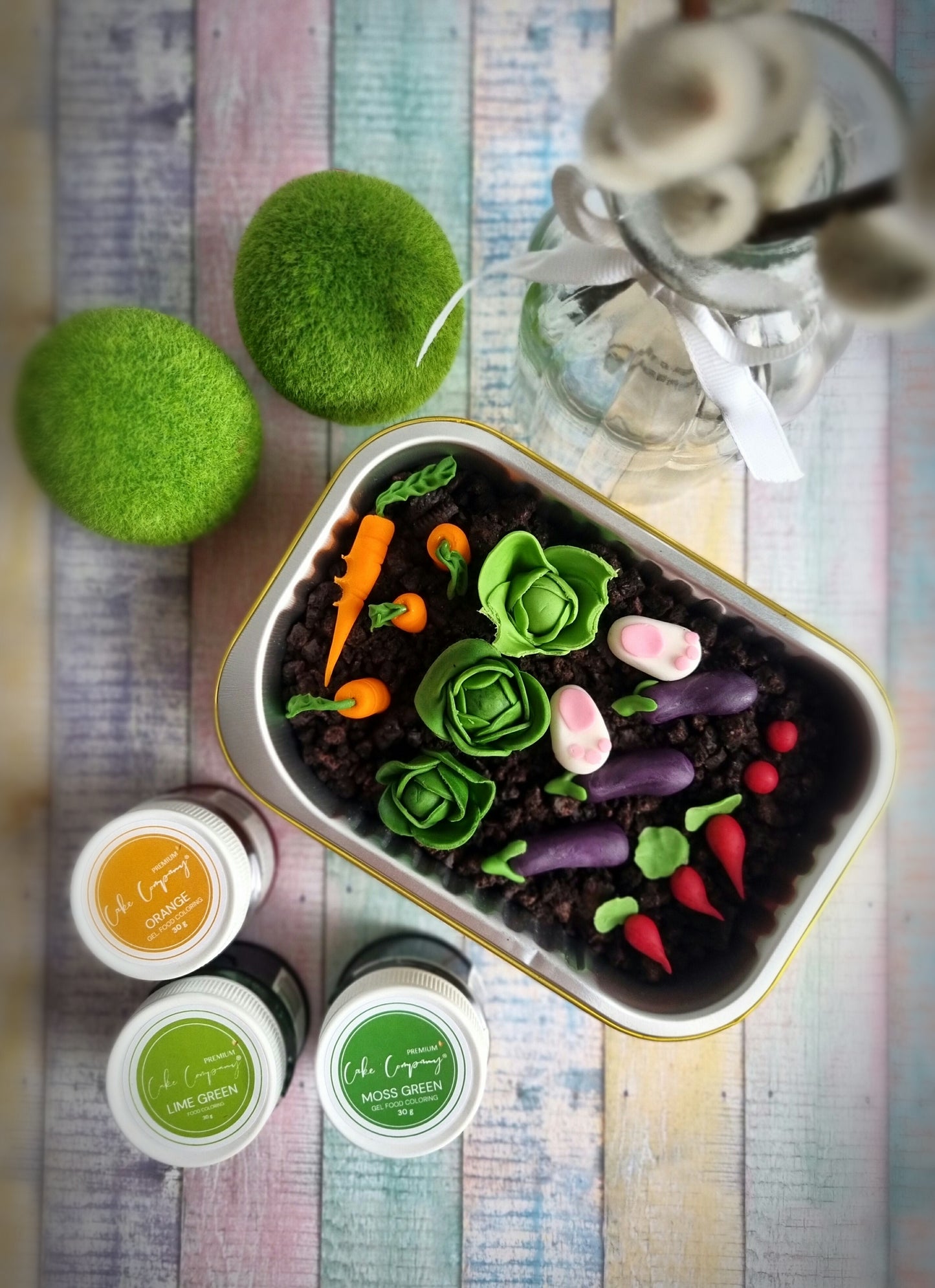 Nyuszi ül a fűben kreatív húsvéti workshop