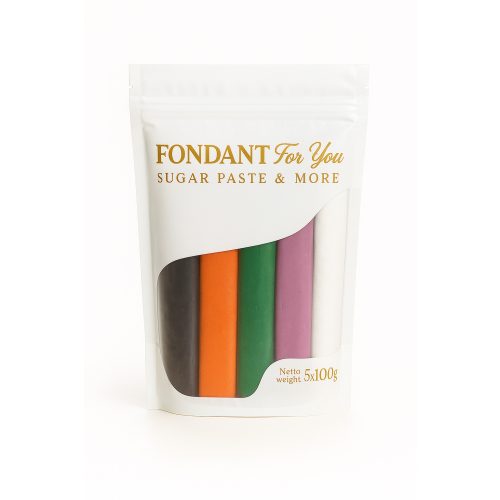 Fondant For You halloween színeiben 5*100 g