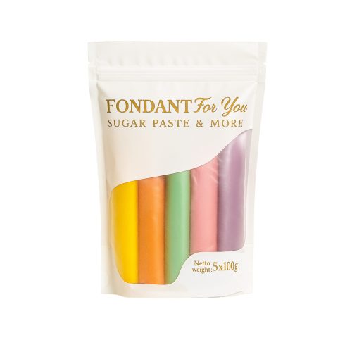 Fondant For You vidám színekben 5*100g