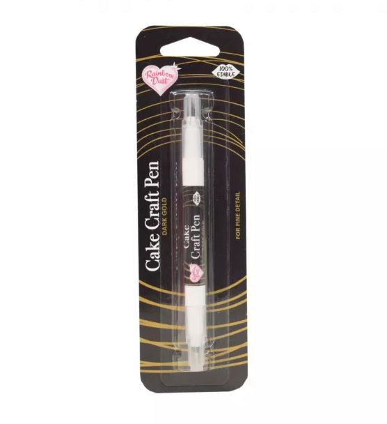 Kétvégű ételfestékes filctoll, Rainbow Dust sötét arany