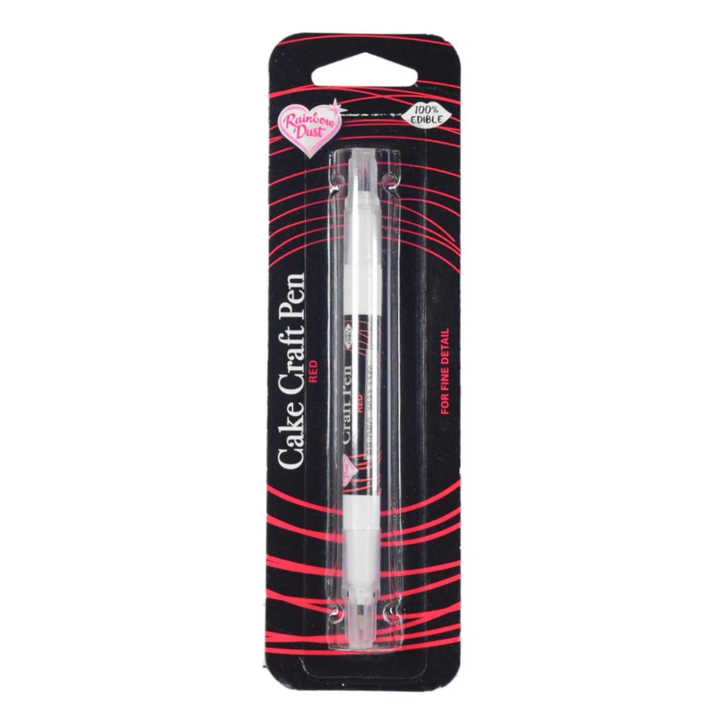 Kétvégű ételfestékes filctoll, Rainbow Dust piros