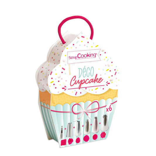 CupCake dekorációs szett díszdobozban, Scrap Cooking