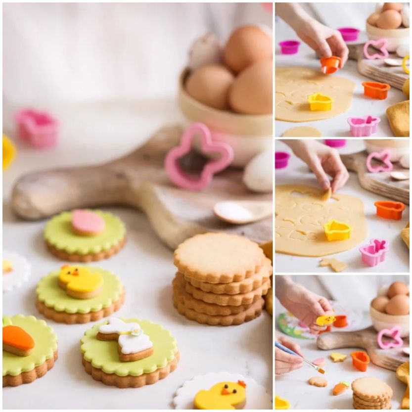 Mini húsvéti kiszúró szett, Decora