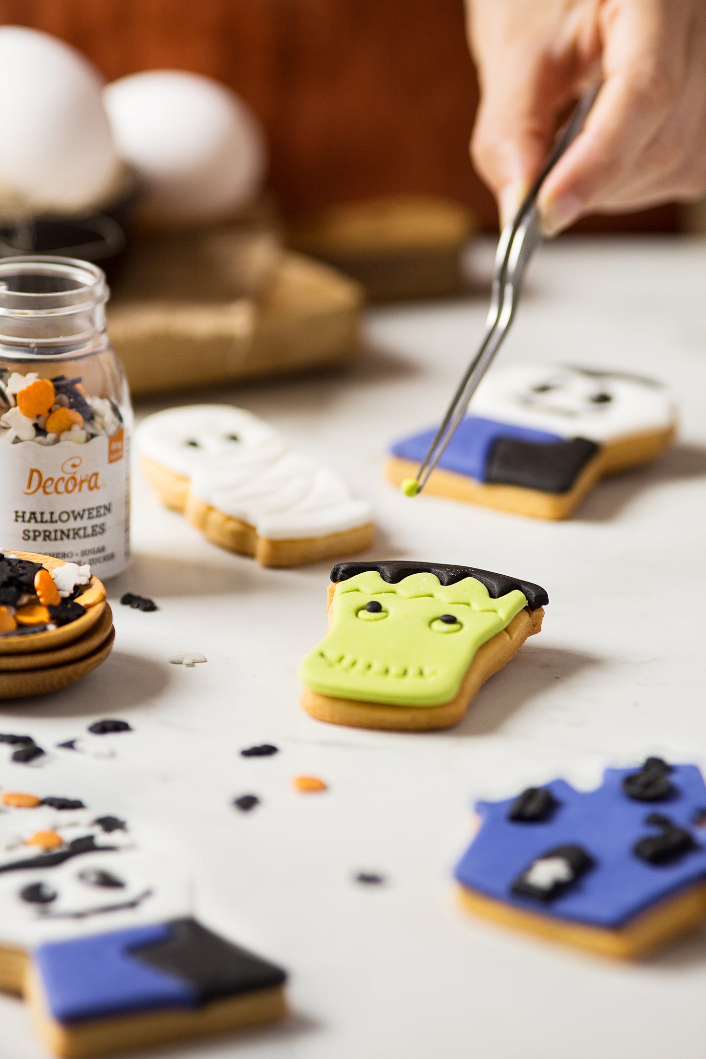 Tálaló csipesz, Decora