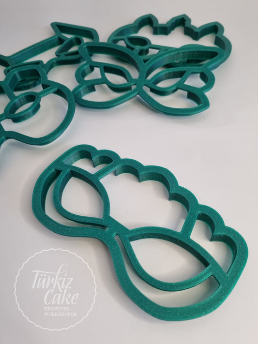 Hercegnő álarc kiszúró, TürkizCake