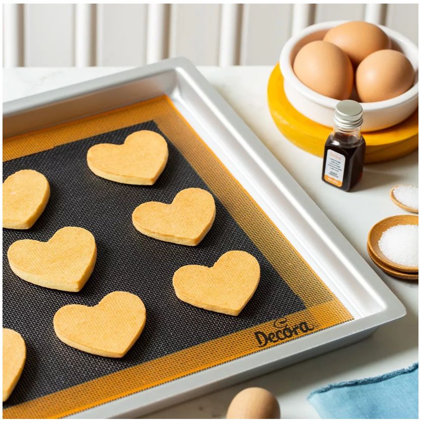 Mikroperforált szilikon sütőlap, Decora