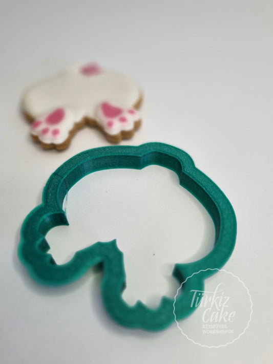 Nyuszi popó kiszúró, TükrizCake