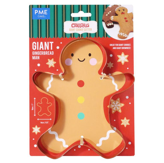Óriás karácsonyi süti kiszúró - Mézeskalács ember, PME