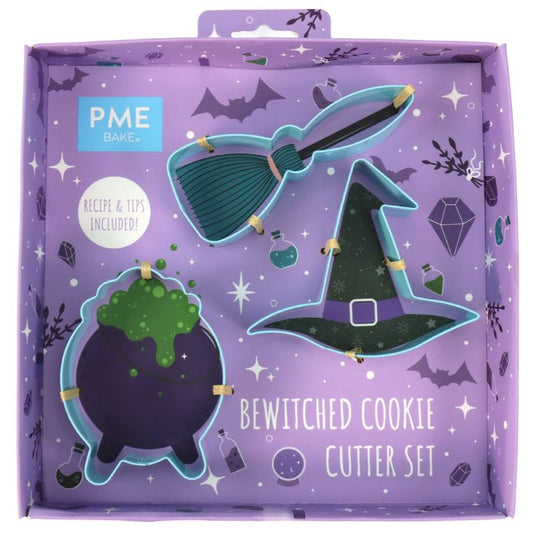 Boszorkányos süti szaggató szett, PME
