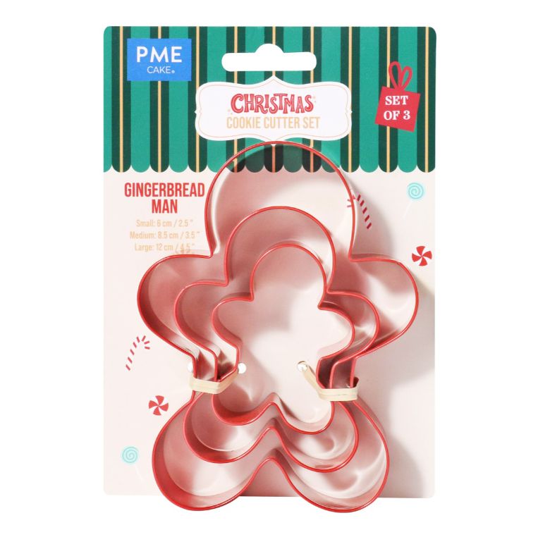 Karácsonyi süti szaggató készlet - Mézeskalács emberke, PME