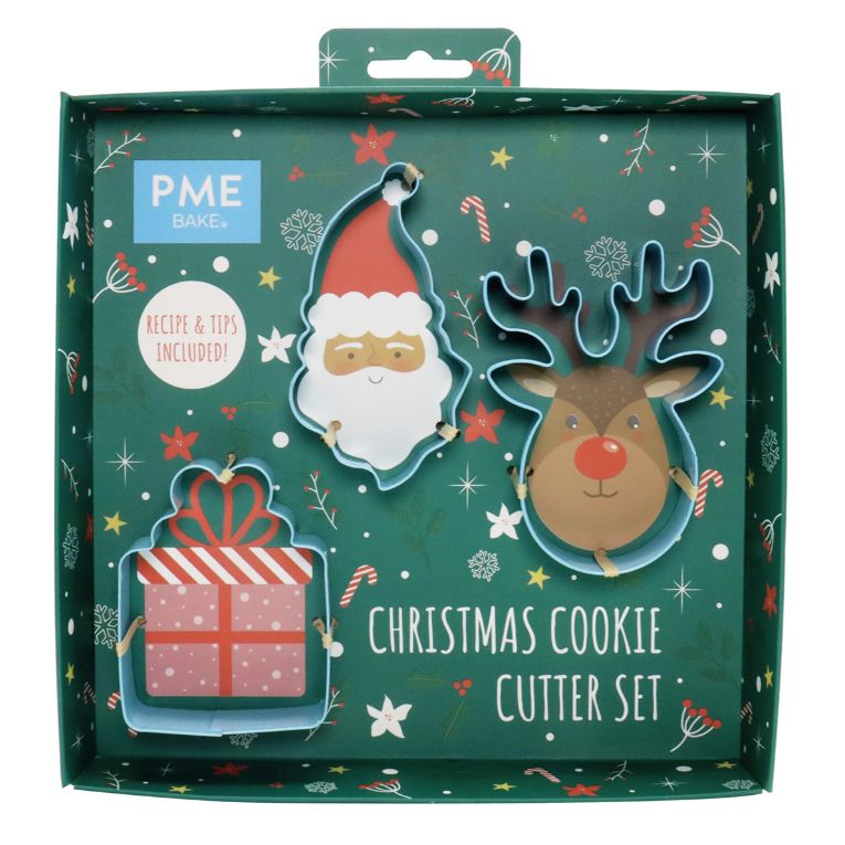 Télapó süti szaggató szett, PME