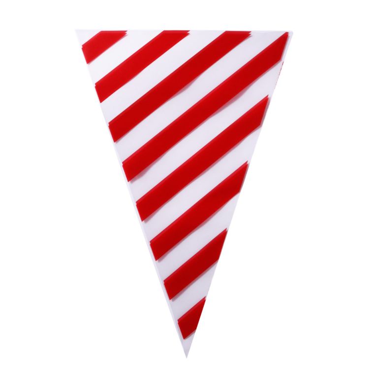 Karácsonyi eldobható habzsák - Candy Cane, PME