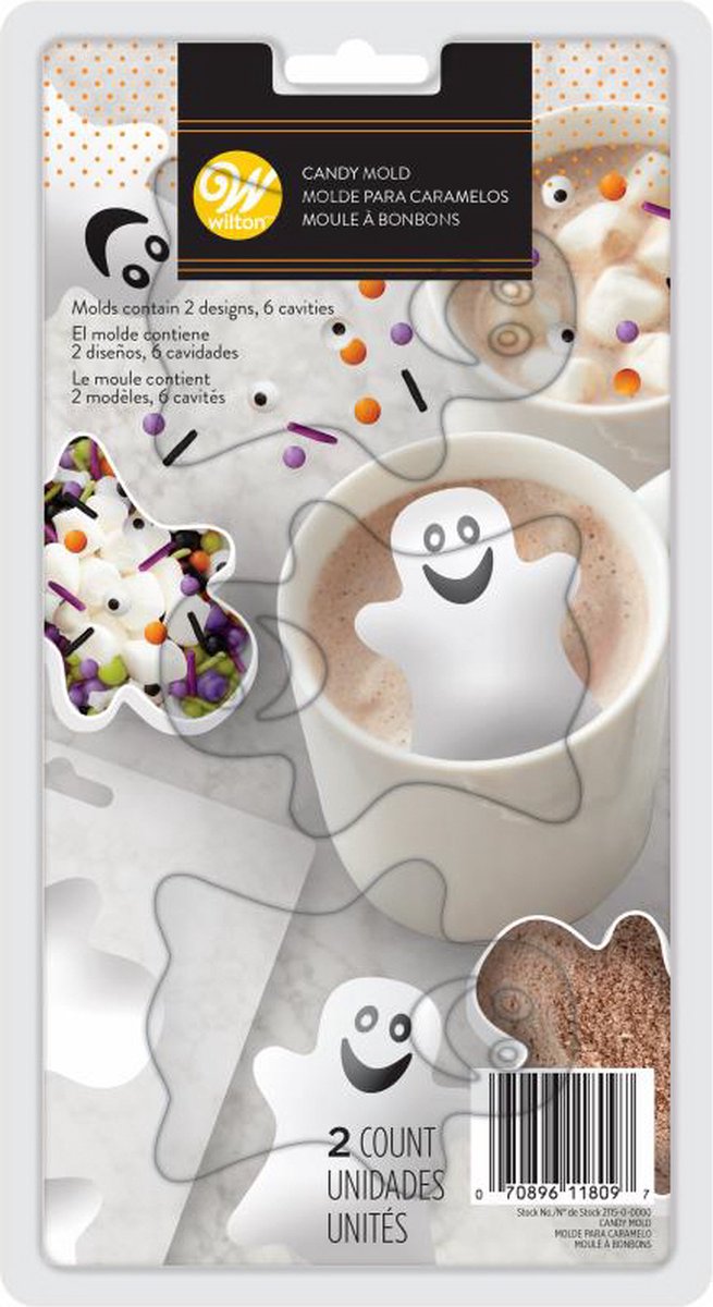 Szellemes forrócsokibomba forma, Wilton